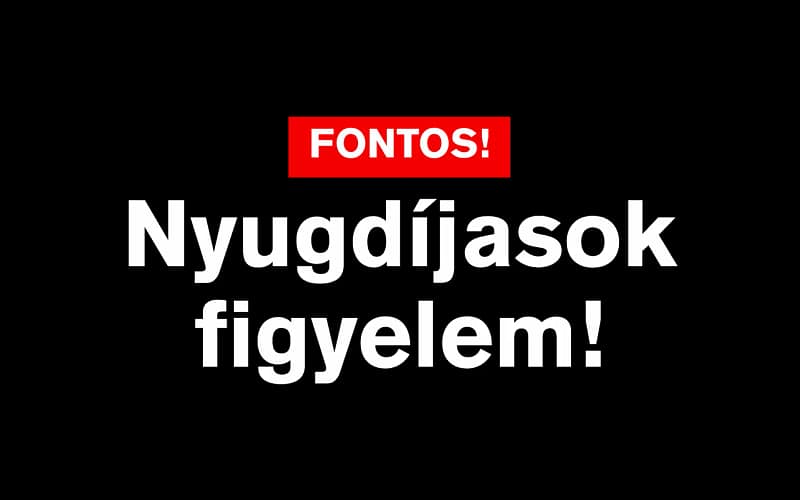 Nyugdíj utalás 2026